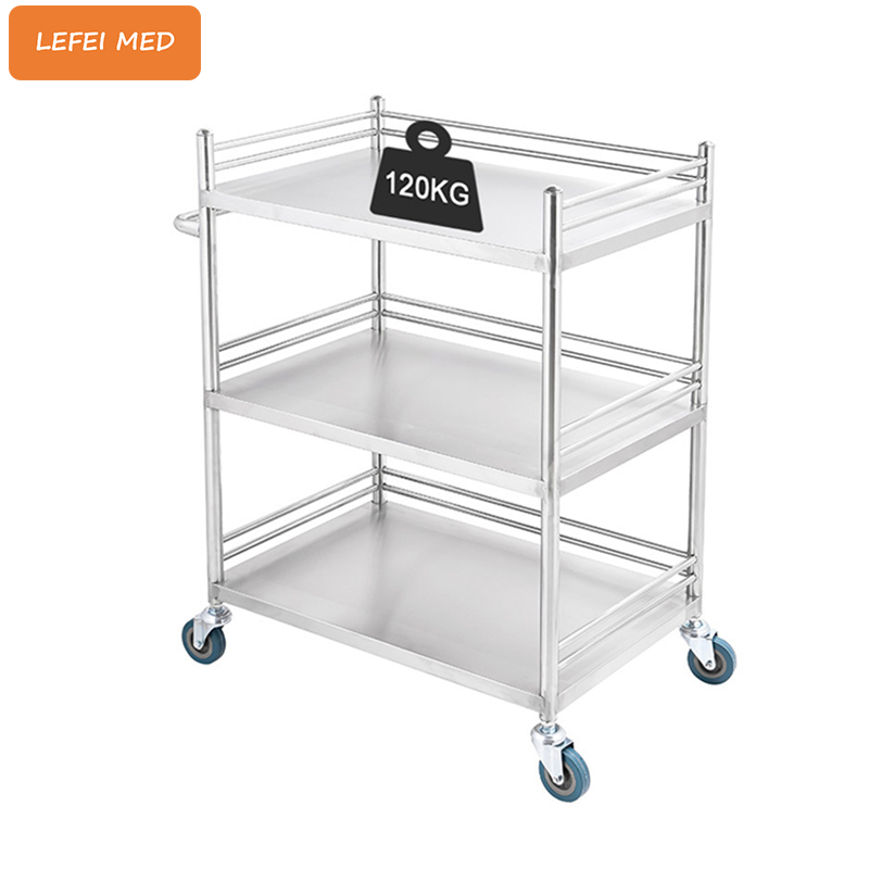 LF3530 Stainless Steel Hospital Trolley