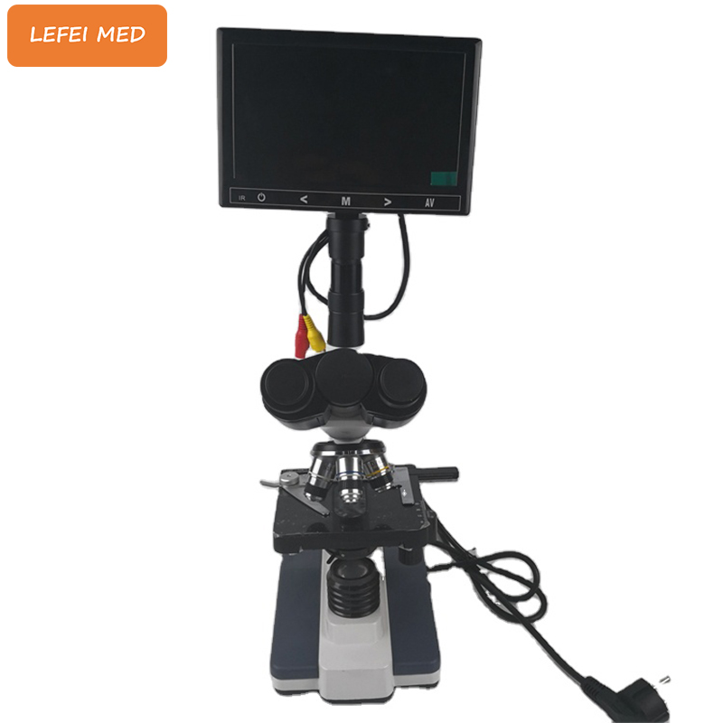 LF8200 Trinocular Biological Microscope With Screen