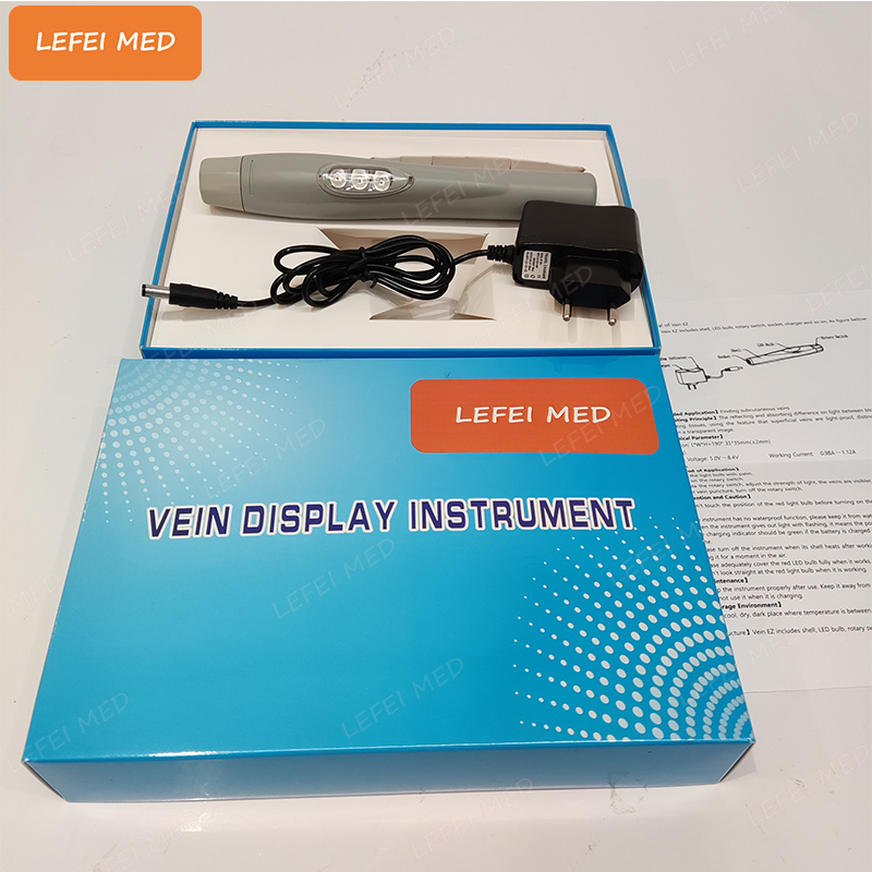 Portable infrared vein detector