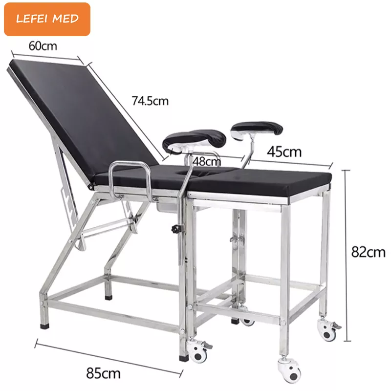 LF3225A Stainless Steel Gynecological Obstetric Bed